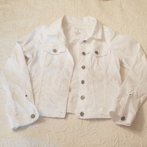 White denim jacket